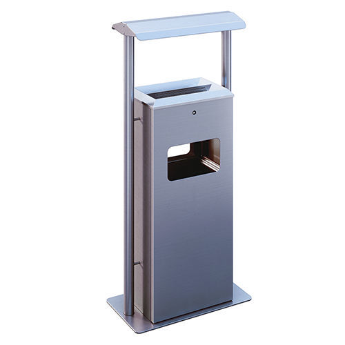 Poubelle publique - TKD-11-DB-2020 - AUWEKO GmbH - en acier galvanisé / en acier inoxydable / en acier inoxydable brossé