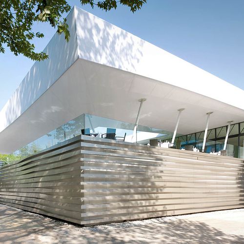 Soffite en composite - CASINO BREGENZ - ALUCOBOND - en aluminium