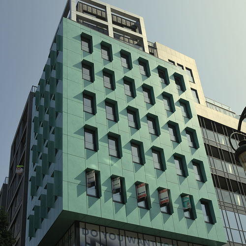 Bardage à cassettes - METROPOLIS - ALUCOBOND - en cuivre / en aluminium / en composite