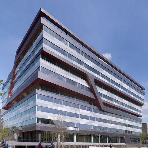 Bardage à cassettes - RABOBANK HEADQUARTERS - ALUCOBOND - en composite / en aluminium / à emboîtement