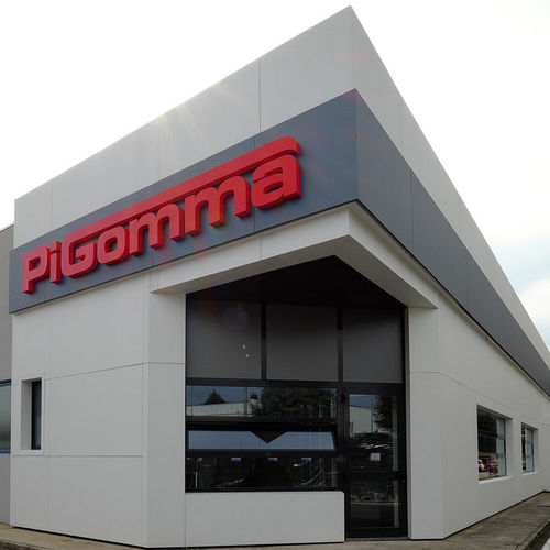 Bardage en panneaux - PIGOMMA - ALUCOBOND - en aluminium / en ardoise / en composite