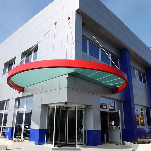 Bardage en panneaux - ICET STUDIOS - ALUCOBOND - en aluminium / en composite / vertical