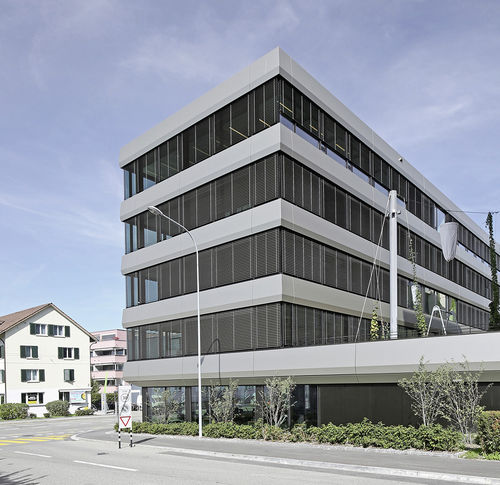 Mur-rideau en panneaux - KANTONSPITAL ST. GALLEN - ALUCOBOND - en aluminium / en composite / décoratif