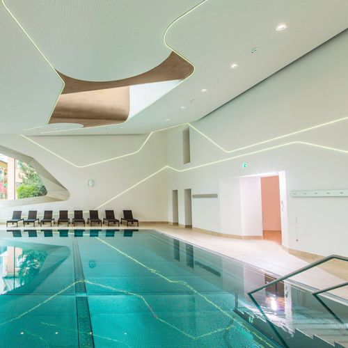 Panneau composite de revêtement - THERAPIEBAD HANUSCH - ALUCOBOND - pour agencement intérieur / pour bardage de façade / pour mur