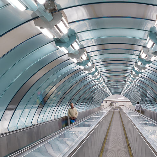 Panneau composite de revêtement - SUBWAY STATION SPORTIVNAYA-2 - ALUCOBOND - pour agencement intérieur / pour mur / pour plafond