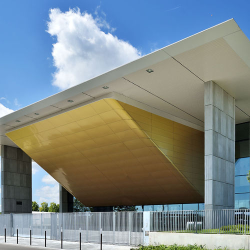 Panneau composite de revêtement - CONGRÈS D'AGEN - ALUCOBOND - pour bardage de façade / pour mur / pour toiture