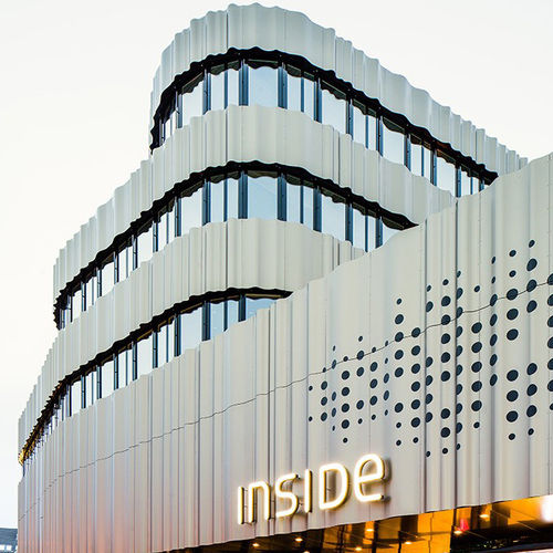 Bardage à cassettes - SHOPPING CENTRE INSIDE - ALUCOBOND - en composite / d'aluminium / à emboîtement