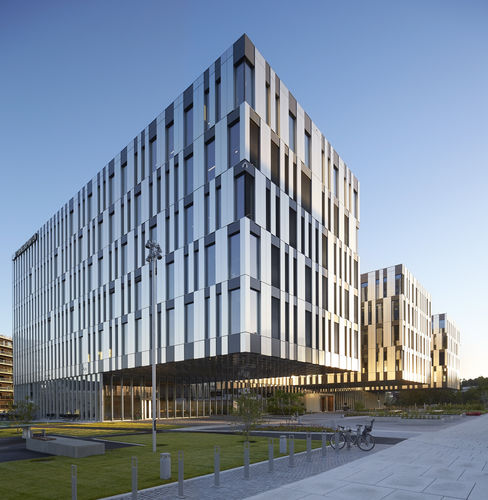 Bardage en panneaux - FORNEBUPORTEN - ALUCOBOND - en aluminium / en composite / à emboîtement