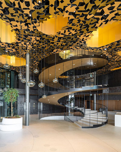 Panneau composite pour bardage - HOUSE OF MUSIC - ALUCOBOND - pour façade / en aluminium / métallisé