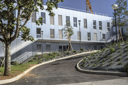 Plaquette de parement en aluminium - CCI AVEYRON - ALUCOBOND - en composite / pour façade / pour mur extérieur