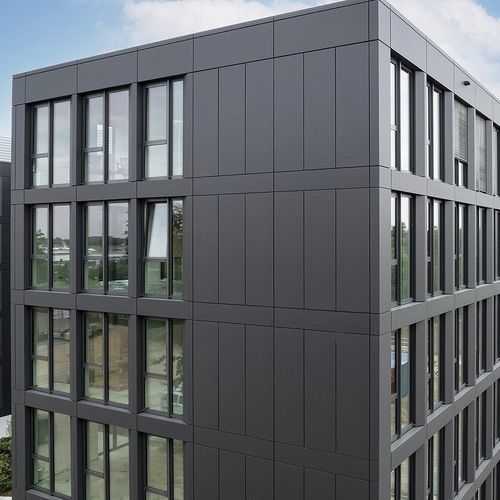 Panneau composite de revêtement - AIRPORT CITY CENTER D&Uuml;SSELDORF - ALUCOBOND - pour façade / pour bardage de façade / en aluminium