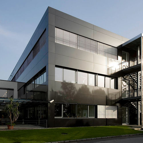 Bardage en panneaux - IMF TERTIA LANNACH - ALUCOBOND - en aluminium / en composite / à emboîtement