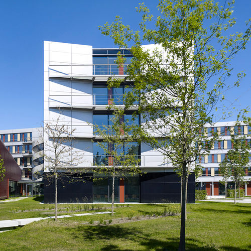 Bardage à cassettes - D`SPACE HAUPTVERWALTUNG PADERBORN - ALUCOBOND - en composite / en aluminium / à emboîtement
