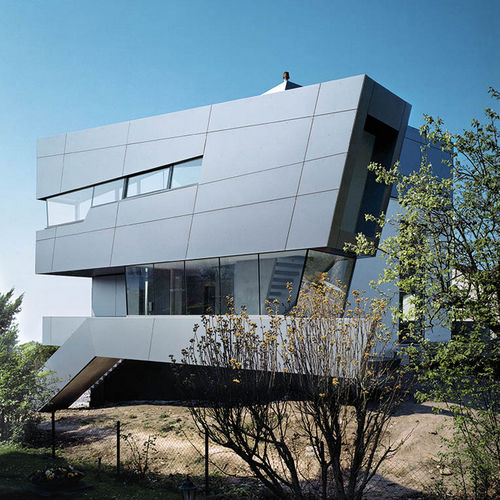 Bardage en panneaux - RESIDENTIAL BUILDING HEILBRONN - ALUCOBOND - en aluminium / en composite / à emboîtement