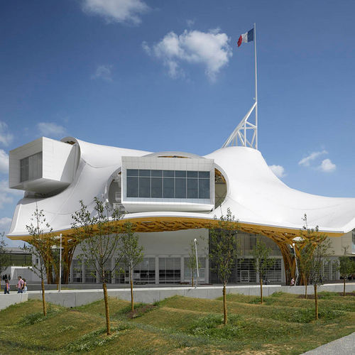 Bardage en panneaux - CENTRE POMPIDOU - ALUCOBOND - en aluminium / en composite / à emboîtement