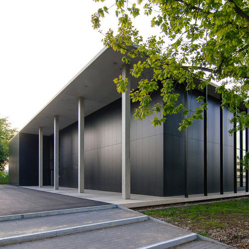 Bardage en panneaux - STEFAN ANDRES SECONDARY SCHOOL - ALUCOBOND - en aluminium / en composite / à emboîtement