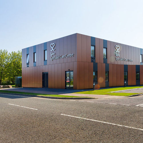 Bardage à cassettes - SPIRE HEALTHCARE  - ALUCOBOND - en composite / en aluminium / en cuivre
