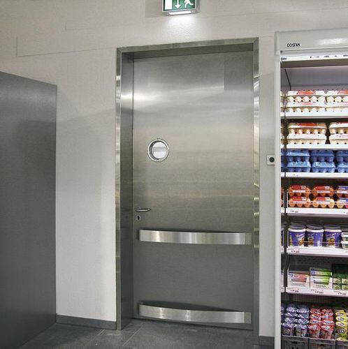Porte de service - Gutkowski - en inox / battante / pleine