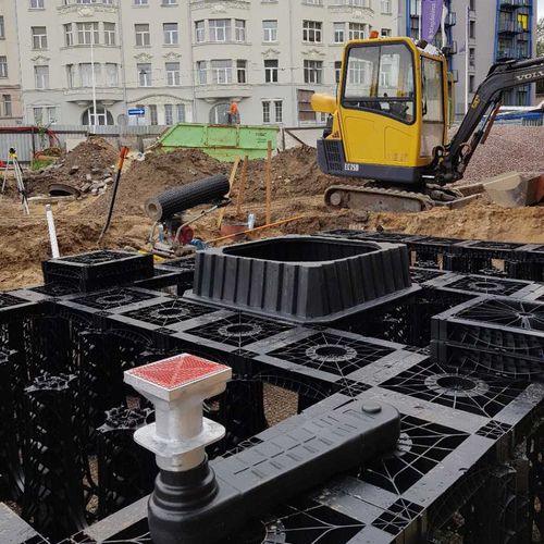 Module d'enracinement pour arbres en HDPE - ROOTSPACE® 400 - GreenBlue Urban Ltd