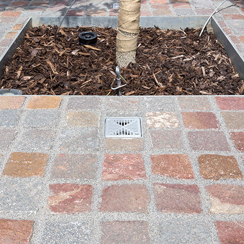 Système d'irrigation d'arbres - ROOTRAIN ARBORVENT - GreenBlue Urban Ltd - de sol / pour les zones urbaines