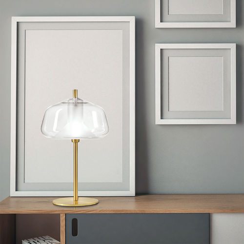 Lampe de table - X-RAY  - Miloox - en cuivre / en bronze / en verre borosilicaté