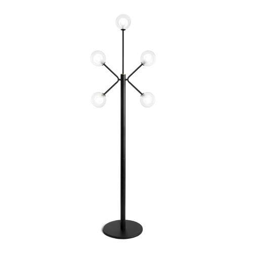 Lampe de sol - COSMO - Miloox - en métal peint / en verre borosilicaté / contemporaine
