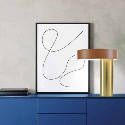 Lampe de table - AMANITA - Miloox - en méthacrylate / en métal / en opale