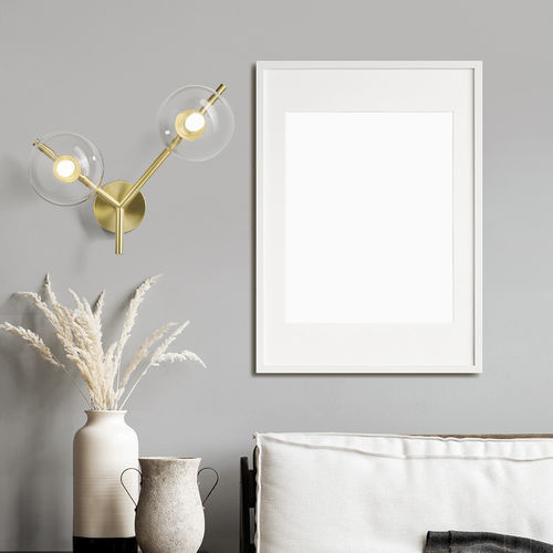 Applique murale contemporaine - CAMELY - Miloox - d'intérieur / en métal / en verre