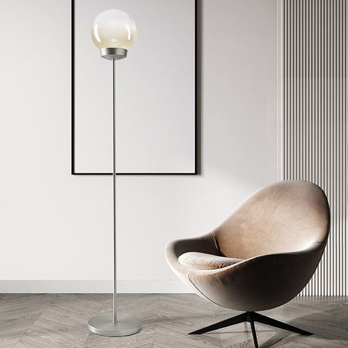 Lampe de sol - JOTTO - Miloox - en métal / en acier / en verre