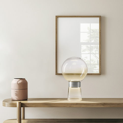 Lampe de table - JOTTO - Miloox - en métal / en acier / en verre