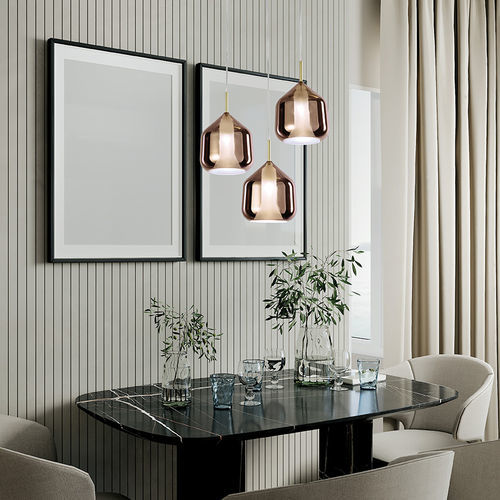 Suspension - X-RAY - Miloox - en cuivre / en bronze / en verre