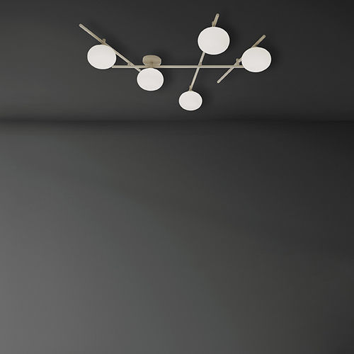 Suspension - MIKADO - Miloox - en métal / en métal peint / en verre borosilicaté