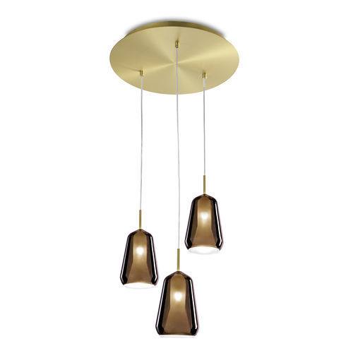 Suspension - X-RAY - Miloox - en cuivre / en bronze / en verre