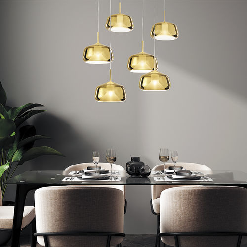 Suspension - X-RAY - Miloox - en cuivre / en bronze / en verre