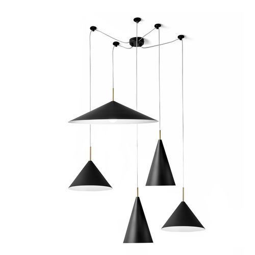 Suspension - SAMOI - Miloox - en métal / en laiton brossé / contemporaine