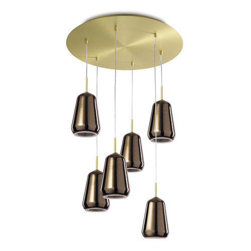 Suspension - X-RAY - Miloox - en cuivre / en bronze / en verre