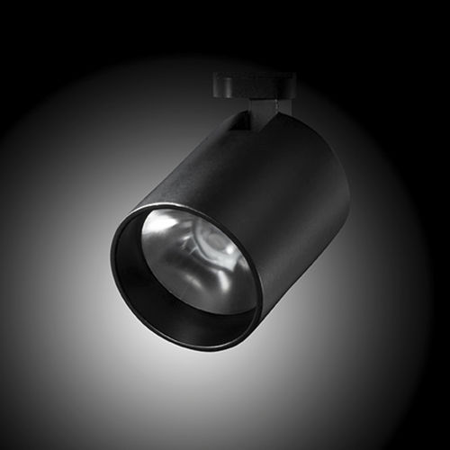 Éclairage sur rail à LED - D SLIM - LOUPI - rond / en PMMA / pour magasin