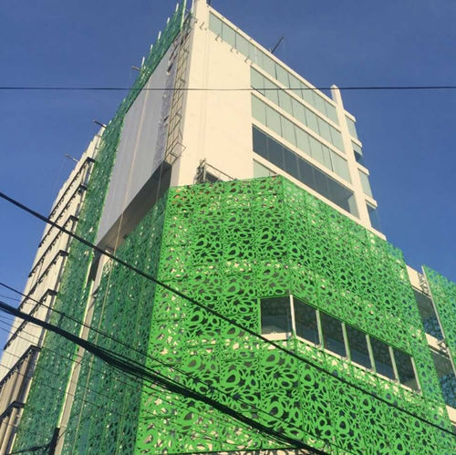 Tôle métallique perforée - MCT-G004 - M-City Aluminum Co., Ltd. - décorative / en aluminium / pour bardage