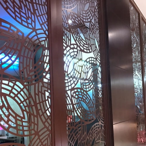 Tôle métallique perforée - MCT-004 - M-City Aluminum Co., Ltd. - décorative / en aluminium / pour agencement intérieur