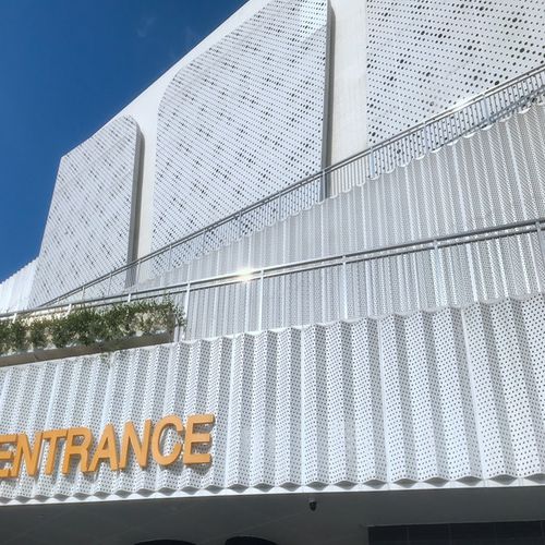 Tôle métallique perforée - MCT-N01 - M-City Aluminum Co., Ltd. - nervurée / en aluminium / pour bardage