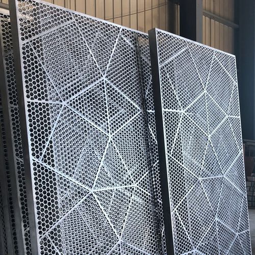 Tôle métallique perforée - MCT-004 - M-City Aluminum Co., Ltd. - décorée / en aluminium / pour agencement intérieur