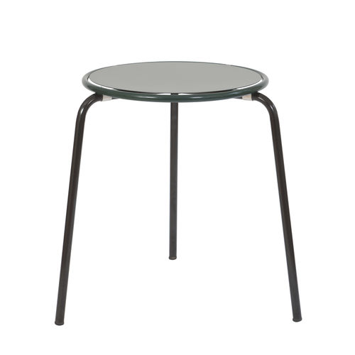 Table basse contemporaine - TRIPOD - ARCALO - en métal / avec piètement en métal / ronde