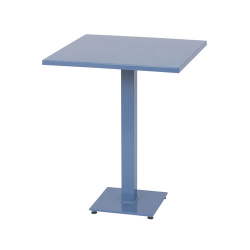 Table bistrot contemporaine - 94 - ARCALO - en acier / avec piètement en métal / carrée