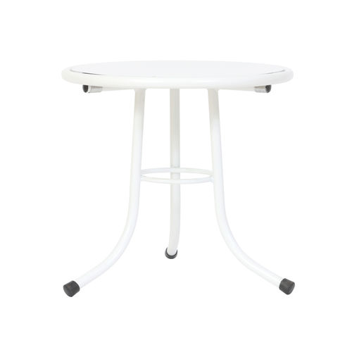 Table d'appoint contemporaine - model 7 - ARCALO - en métal / avec piètement en métal / ronde