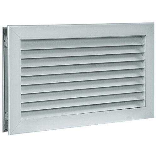 Grille de transfert acoustique - AC 181 SERIES - ALDES - de porte / aluminium