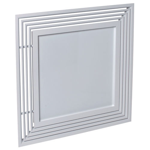 Diffuseur d'air de plafond - ALD 610 K  - ALDES - carré / en aluminium / résidentiel
