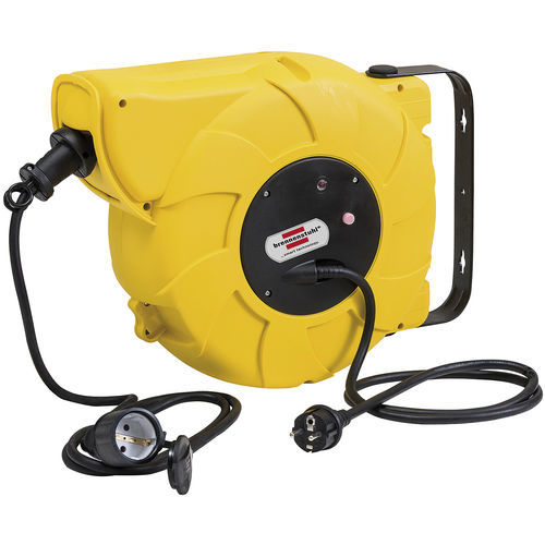 Rallonge enrouleur électrique 1 prise - H07RN-F - Brennenstuhl - à rappel automatique / IP44 / 3G 1,5mm