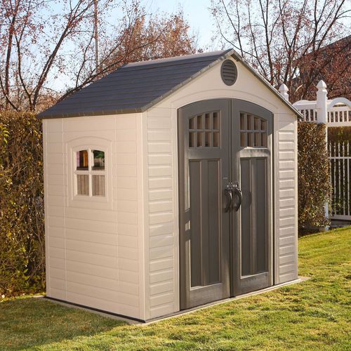 Abri de jardin en acier - 60113 - Lifetime - en polycarbonate / en PEHD / contemporain