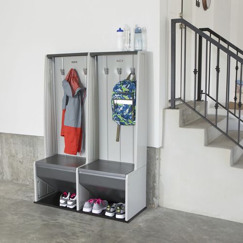 Banc de vestiaire contemporain - 60226 - Lifetime - en HDPE / avec dossier / durable