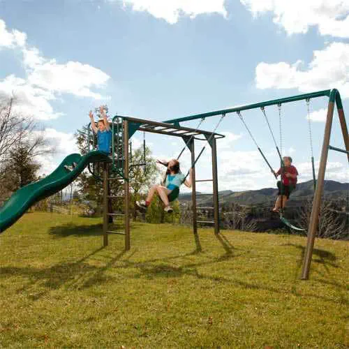 Monkey Bars – Barres De Singe En Acier Pour Aire De Jeux Intérieur Et Extérieur – Renforce Les Bras Des Enfants, Supporte 226 Kg